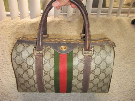 vintage gucci handbags silver|authentic vintage gucci handbag.